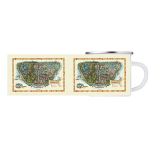 Disneyland Map - Tasse - Tasse - Emaille Camp Mugs - Magic Kingdom