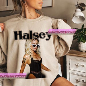 Halsey Vintage T-Shirt 90s Aesthetic, Grunge Unisex Tee, Gift for Halsey Fans, Y2K Band Tee, Retro Music Shirt, Vintage Style Concert Tee