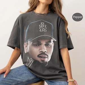 Chris Brown Breezy Bowl XX Tour Shirt, Album Cover Tee, Chris Brown Face Shirt, Breezy Merch, Fan Gift T-Shirt