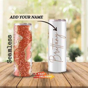 Custom Glitter Tumbler, Red Glitter Tumbler, Custom Stainless Steel Tumbler, Personalized Insulated Tumbler, Gift Ideas For Her Birthday