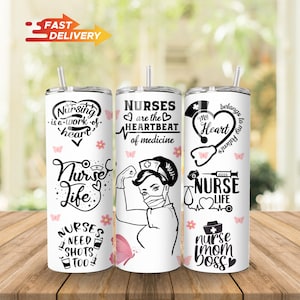 RN Gift for Her, Gift For Her, Nurse Week Gift, New Nurse Gift, Nurse Tumbler, RN Tumbler, Birthday Gift, Mom Tumbler, Nursing School