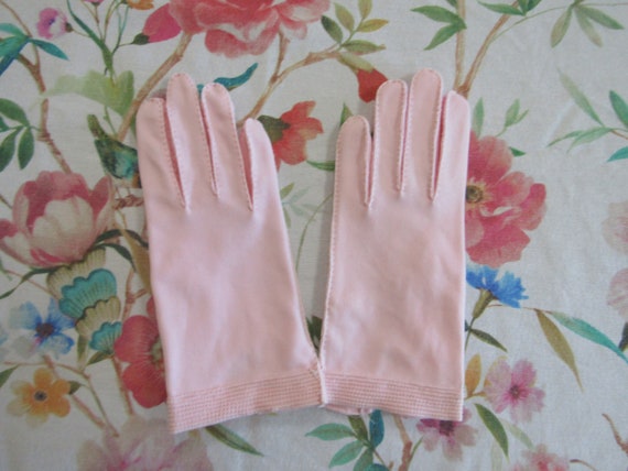 Vintage NOS New Unused Dead Stock Baby Pink Cotto… - image 1
