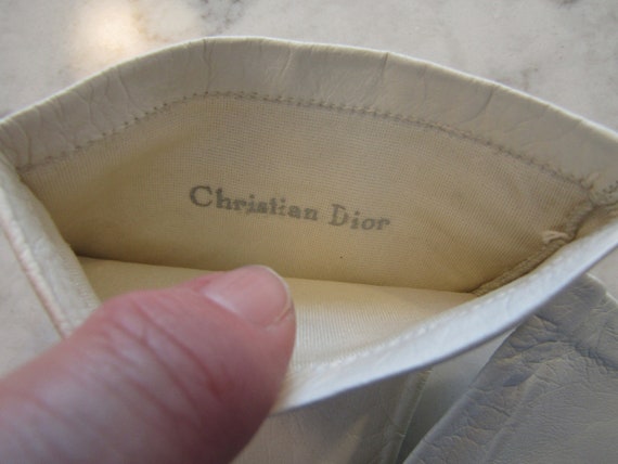 CHRISTIAN DIOR New NOS Dead Stock White French Ki… - image 5