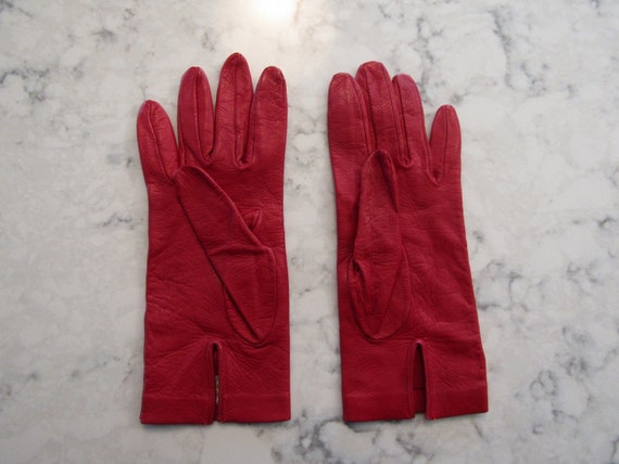 Vintage Deep True Red SERMONETA "Made In Italy" I… - image 2