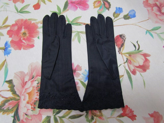 Vintage New NOS Dead Stock Unused Navy Blue Nylon… - image 3