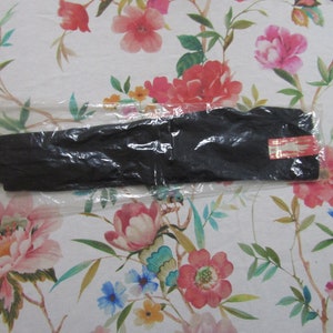 Vintage Nya NOS NWT's Dead Stock 16" Svarta Nylon Opera Aftonhandskar ---- Storlek 6 ----- Auktion # 160--0221