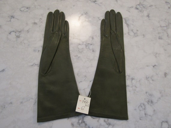 Vintage NOS NWT's Dead Stock New Deep Olive Green… - image 3