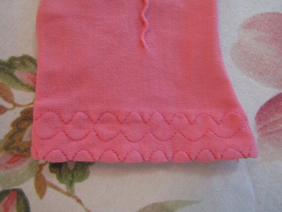 Vintage Hot Pink/Peony Pink 8" Stretch Nylon Wris… - image 2