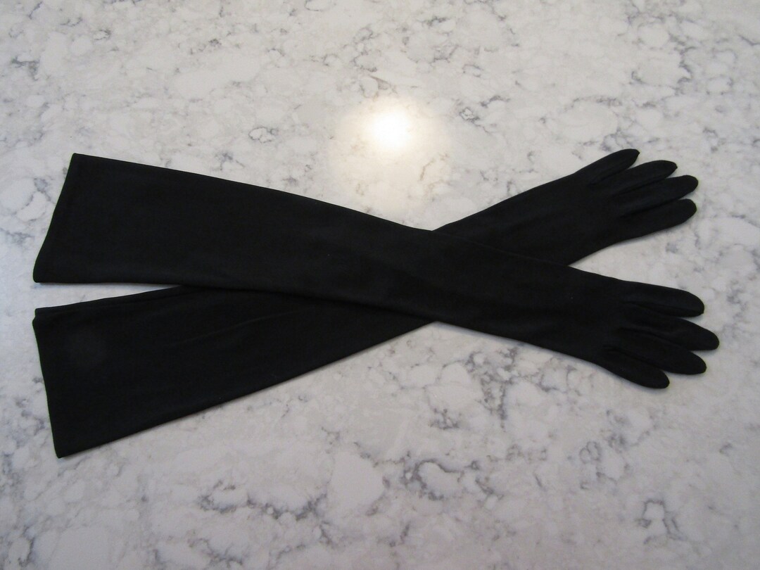 KNIFE LAVALIÈRE 45MM MULE IN BLACK NYLON JERSEY main image 1