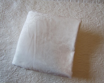 100% bawełniana, biała, żakardowa poszwa na kołdrę w rozmiarze queen-size ---NWOT's ---SOBELLA Sobel Westex
