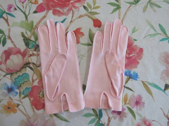 Vintage NOS New Unused Dead Stock Baby Pink Cotto… - image 3