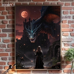 Blood Moon Oathe | Fantasy Jigsaw Puzzle - 500 & 1000 Pieces  #006