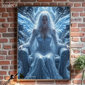 Frostborn Empress | Fantasy Jigsaw Puzzle - 500 & 1000 Pieces  #008
