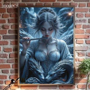 The White Queen | Fantasy Jigsaw Puzzle - 500 & 1000 Pieces  #009