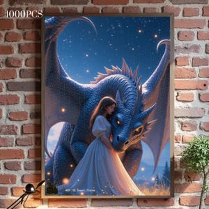 The Dragon's Promise | Fantasy Jigsaw Puzzle - 500 & 1000 Pieces  #001