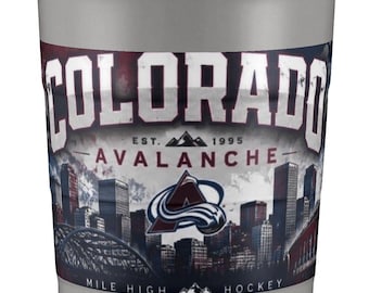Kubek Colorado Avalanche | Kubek ze stali nierdzewnej nadający się do recyklingu o pojemności 16 uncji