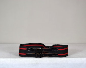 Vintage Ukrainian Woven Belt - Handwoven Folk Costume Sashm - Traditional Ethnic Belt - Rustic Boho Festival Accessory