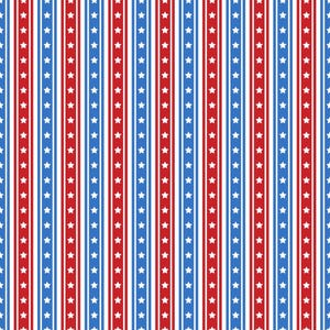 Patriotic Stars Stripes Seamless Pattern, 4th July Digital Paper (PNG, SVG)