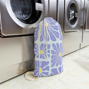 Beach Laundry Bag, College Gift, Dorm Essentials, College Gifts, Travel Accessories for Girls, Beach Vacation Gift, Overnight Bag Travel