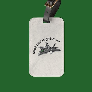 Gevechtsvliegtuig Bagagelabel Beste vadercadeaus Kofferlabel Coole kofferlabel voor mannen Beste vadercadeau voor jongens Luchtmachtcadeau voor legermannen Militair cadeau