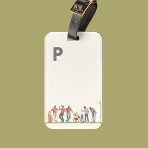 Aangepaste golfers bagagelabels Gepersonaliseerde mannen monogram bagagelabel Golfercadeaus voor jongens Golfcadeaus Aangepast kofferlabel mannen golfcadeau voor vader