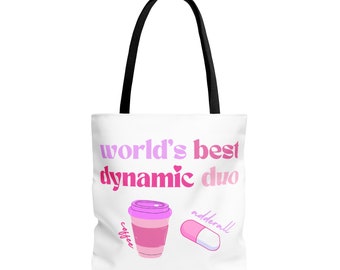 Adderall und Kaffee, ADHS Geschenk, Einkaufstasche, Geschenk, ADHS, Adderall, Mental Health