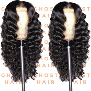 40 Inch Loose Deep Wave Human Hair Wig – 250% Density 13x4 Lace Front, Glueless, Pre-Plucked with Baby Hair