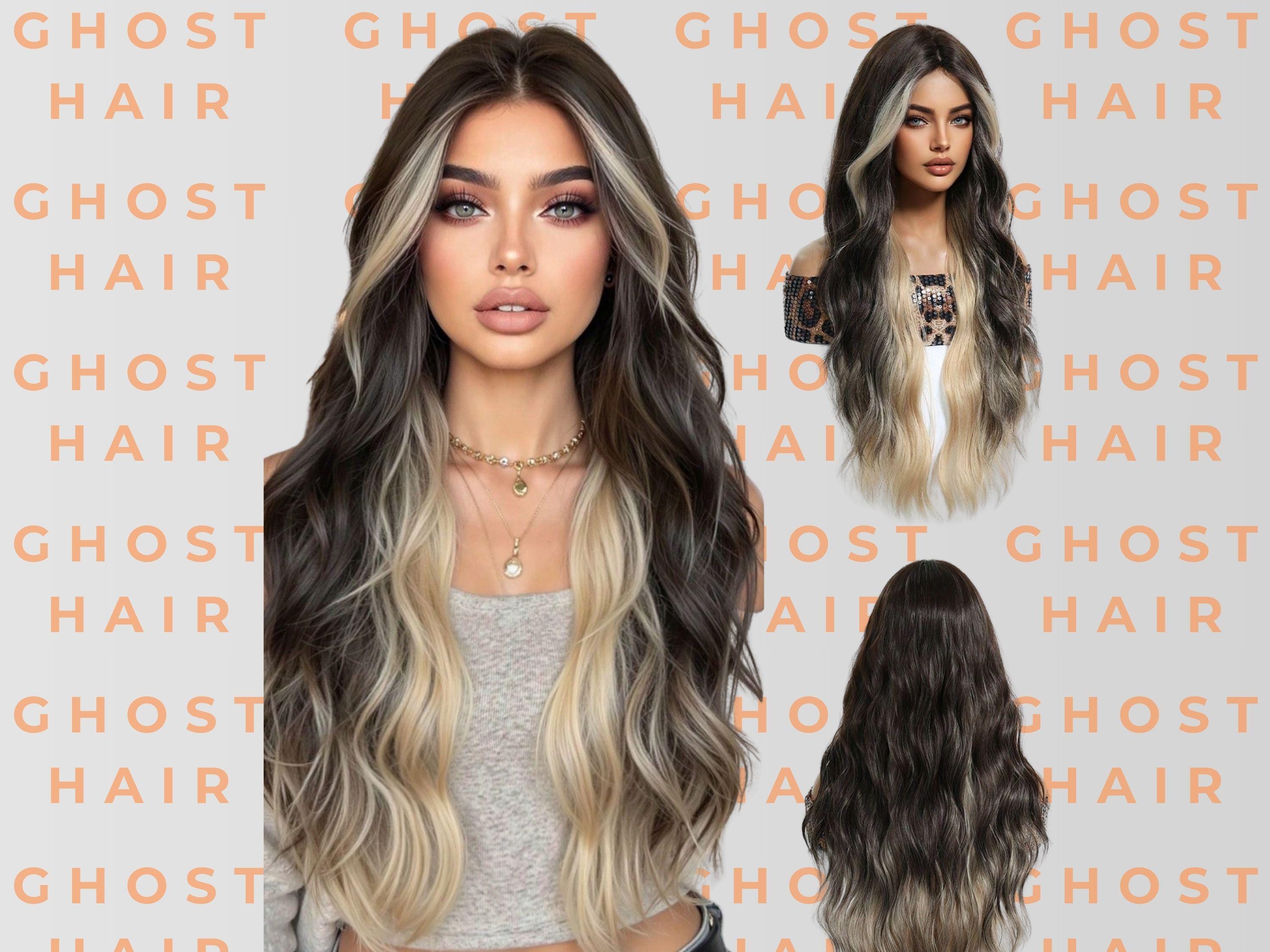 Wigs for Women Layered Synthetic Hair Wig with Highlight - Blonde with Brown Roo Amazon.com : Allbell Long Straight Wigs for Women Ombre  main image 2