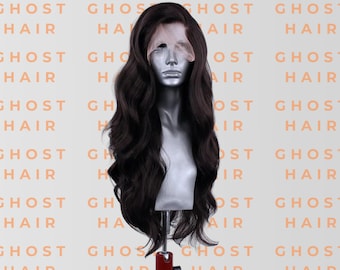 Dark Brown Body Wave Wig – 13x4 Lace Front, Heat Resistant