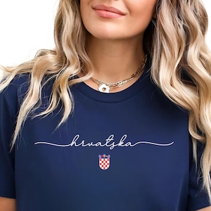 Hrvatska Shirt, Hrvatska Souvenir Shirt, Croatia Top, Croatia Tee, Croatian Flag T-shirt, Travel Unisex Tee, Gifts for Her, Croatia Shirt
