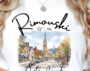 Rimouski T-Shirt, Quebec Kanada T-Shirt, Bas-Saint-Laurent Shirt, Kanada Reise Souvenir, Quebec City Geschenk, Gaspésie Souvenir, Rimouski Shirt
