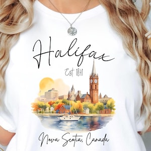 Halifax Nova Scotia T-Shirt, Canada Souvenir, Halifax Shirt, Nova Scotia Tee, Canada Pride T-Shirt, Nova Scotia Shirt, Halifax Unisex Tee