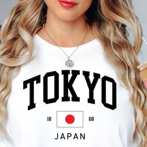 Tokyo Japan T-Shirt, Japanese Flag Shirt, Tokyo City Souvenir, Shibuya Harajuku Tee, Japan Souvenir, Tokyo T-Shirt, Japan tee, Tokyo