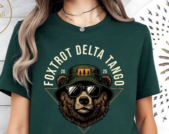 Camiseta de resistencia Foxtrot Delta Tango, camiseta FDT Resist Bear, apoyo a los parques nacionales, camiseta Foxtrot Delta Tango, camiseta FDT, camiseta Resist