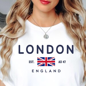 London Unisex Softstyle T-Shirt, London Shirt, Comfort Colors England UK Flag T-shirt, Unisex, England Fashion, Londre, United Kingdom Shirt