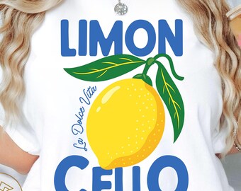 Camiseta vintage de verano Limoncello, camiseta italiana de La Dolce Vita, camiseta de la Costa Amalfitana, camiseta de limón, camiseta italiana de verano, regalo para los amantes del limón