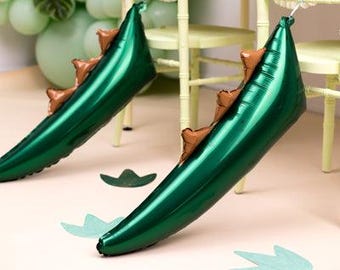 Dinosaur Tail Balloon - Dinosaur Foil Balloon, Dinosaur Balloons, Dinosaur Chair Decoration, Dinosaur Party Decorations, Dinosaur Theme
