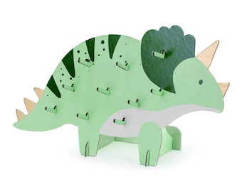 Triceratops Dinosaur Snack Wall - Donut Stand, Treat Stand, Dinosaur Party Table Decorations, Dinosaur Themed Party, Dinosaur Sweet Stand