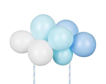 Blue Balloon Cake Topper Party Cake Decoration, Baby Shower Cake Decorations, Boy Birthday Cake Topper, It's a Boy Baby Shower Cake Topper