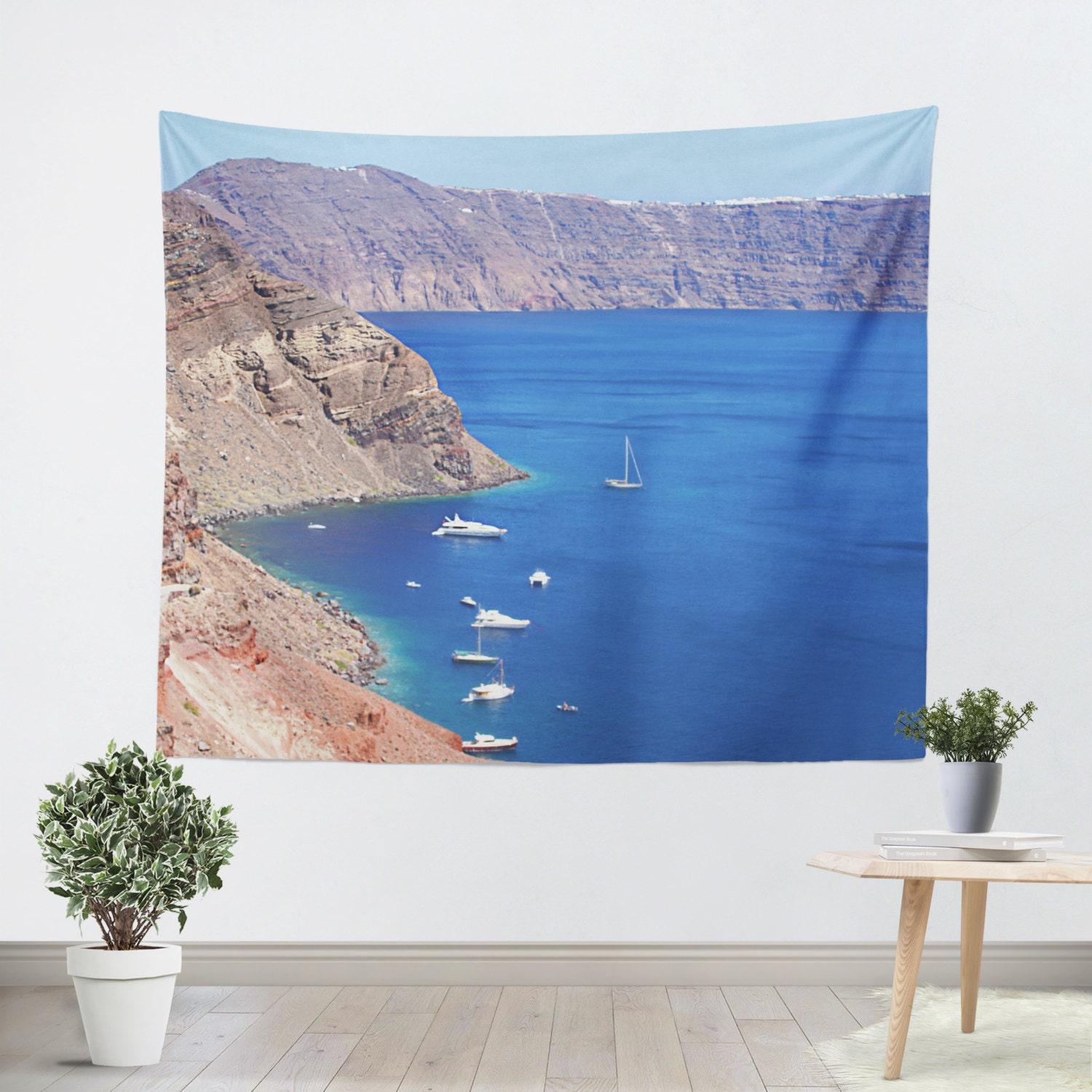 Greek Island Tapestry Dorm Tapestry Wall Hanging Etsy