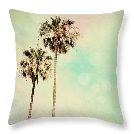 Throw Pillow Cover Palm Trees 1 Fine Tika PIllow Cover in Palm | Etsy