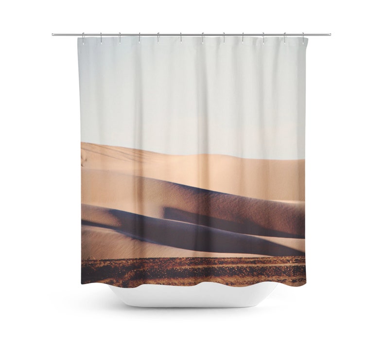 Sand Dune Shower Curtain Rustic Bathroom Decor Southwest Etsy