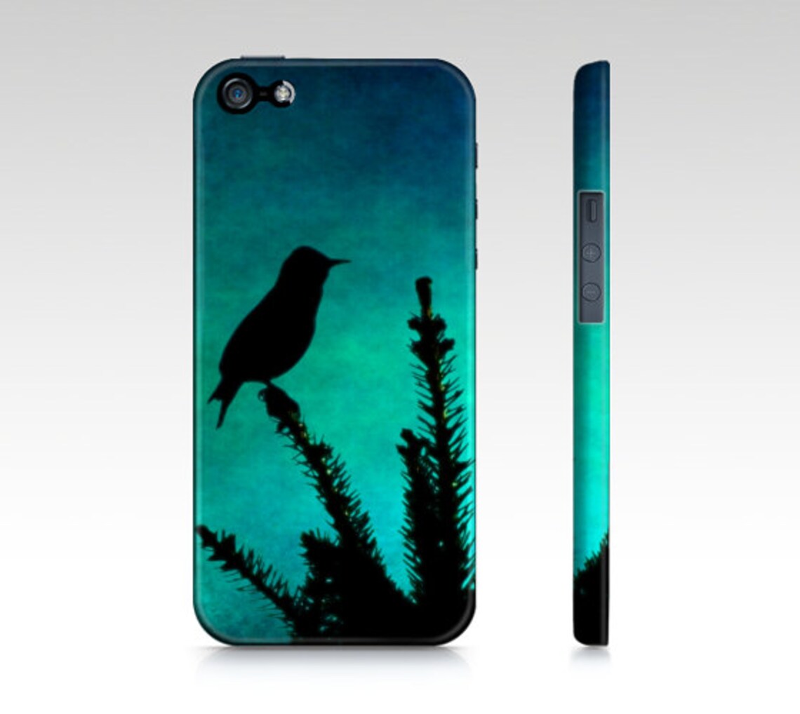 Bird Phone Case Bird Silhouette iPhone Case Phone Cover Etsy
