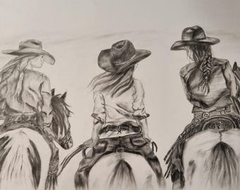 Cowgirl riding day