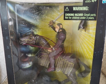 Planet Of The Apes Action Figure/ Thade and his Horse Figure/  Hasbro Toys/ Collectors Edition/ Movie Memorabilia
