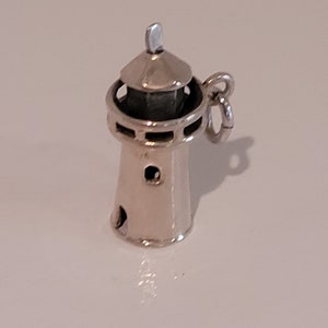 Silver Lighthouse Charm/ Vintage Charm