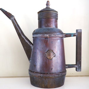 Vintage Copper Oil Cruet/ Display Piece/ Photo Prop