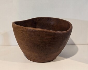Vintage Wooden Contemporary Design Salad Bowl
