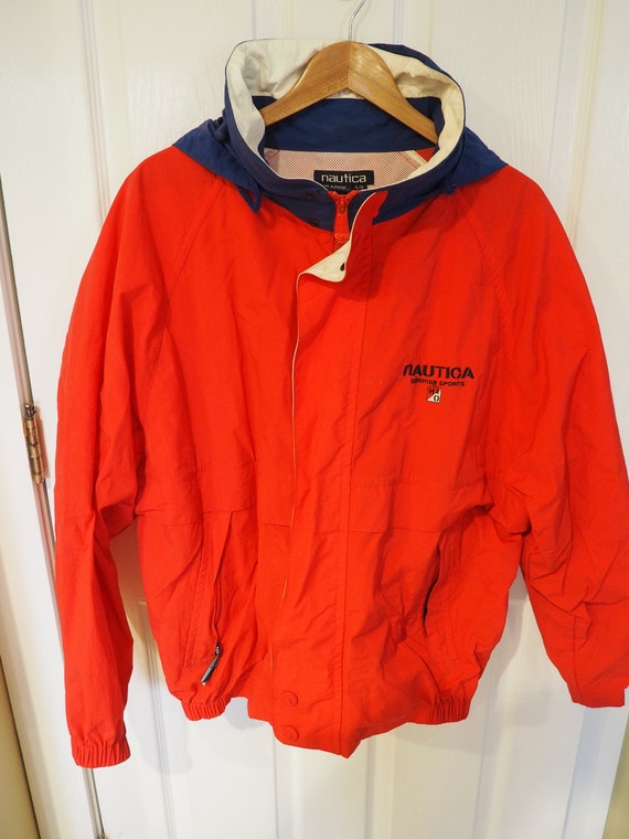 Nautica Vintage Jacket Red White and Blue Jacket 1