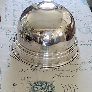 Silver Steel Large Food Dome/ Food Cloche/ Serving Cover